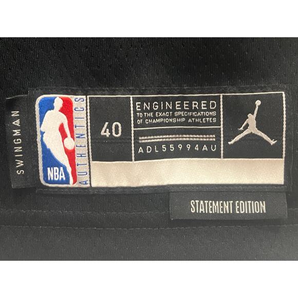 EUC - Jordan Brand Devin Booker Phoenix Suns Player Jersey - Statement Edition - Picture 2 of 6